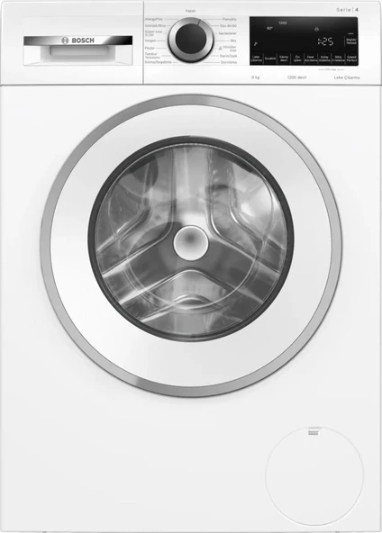 Bosch WGA242X3TR Çamaşır Makinesi 9 kg 1200 Devir Beyaz