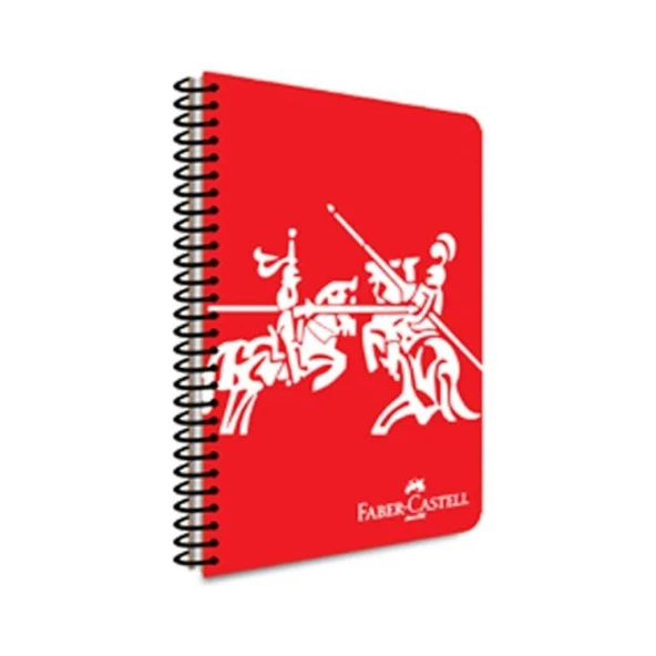 Faber Castell Spiralli Defter CR1 A4 PP Kapak 100 Yp. Çizgisiz