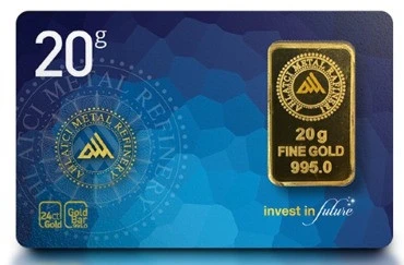 Gram Altın 24 Ayar 20 Gram Külçe Altın