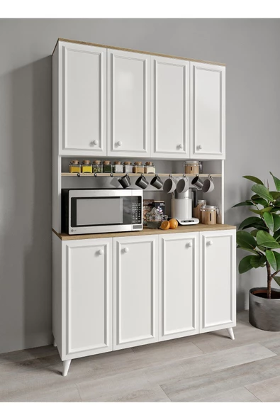 KZNMOB HOME Stella Country Kahve Köşesi, Erzak Dolabı, Kiler Dolabı, Çok Amaçlı Mutfak Dolabı 3,2 ( 22 ) 8.249 TL **Sepete Özel**