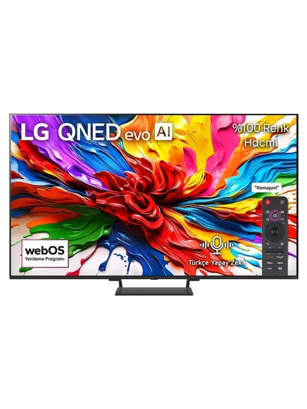 LG 65QNED93A6A 4K Ultra HD 65" 165 Ekran Uydu Alıcılı webOS Smart QNED Evo MiniLED TV 84.999 TL **Sepete Özel**
