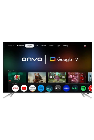 ONVO 55OVF9001UQ 55’’ 140 Ekran Uydu Alıcılı 4K Ultra HD QLED Google Smart TV 3,0 ( 2 ) 22.168 TL **Sepete Özel**