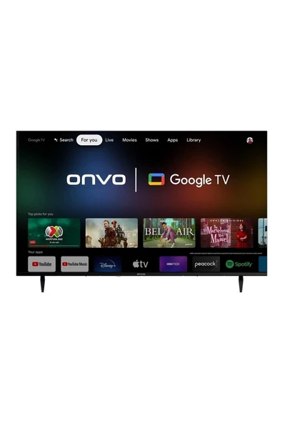 ONVO Ov55VF9250UQ Google Tv Lisanslı'' Frameless Ultra Hd 5,0 ( 1 ) 22.165 TL **Sepete Özel**