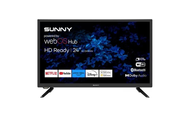 Sunny SN24LEDl262-S 24'' 60 Ekran Uydu Alıcılı HD Ready webOS Smart LED TV (12 WOLT) 6.999 TL **Sepete Özel**