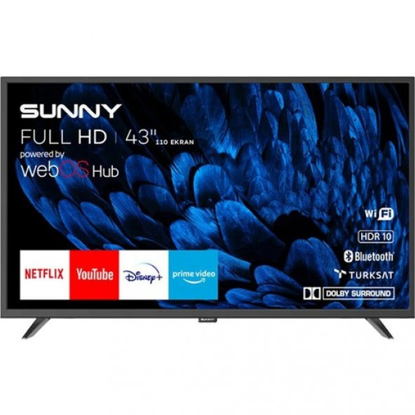 Sunny SN43DAL540 FULL HD 43" 109 Ekran Uydu Alıcılı webOS Smart LED TV 4,2 (5) 14.498 TL **Sepete Özel**