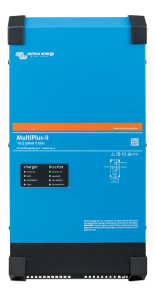 Victron İnvertör/Şarj Cihazı MultiPlus-II 12/3000/120-32 Inverter/Charger (PMP122305010)
